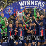 PSG Vô Địch C1 Năm Nào